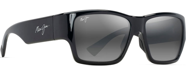 Square Black/Neutral Grey Lens Maui Jim Kaolu 614 View #1