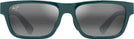 Rectangle Dark Green/neutral Grey Maui Jim Keola 628 Bifocal Reading Sunglasses View #2