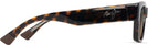 Rectangle Dark Havana With Trans Yellow/HCL Bronze Lens Maui Jim Kenui 642 View #3