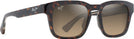 Square Dark Havana/HCL Bronze Lenses Maui Jim Maluhia 643 View #1