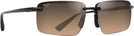 Rectangle Havana/HCL Bronze Lenses Maui Jim Laulima 626 View #1