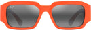 Rectangle Orange/Natural Grey Lenses Maui Jim Kupale 639 View #2