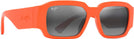 Rectangle Orange/Natural Grey Lenses Maui Jim Kupale 639 View #1