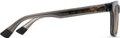 Square Trans Dark Grey/HCL Bronze Lens Maui Jim Hanohano 644 View #3