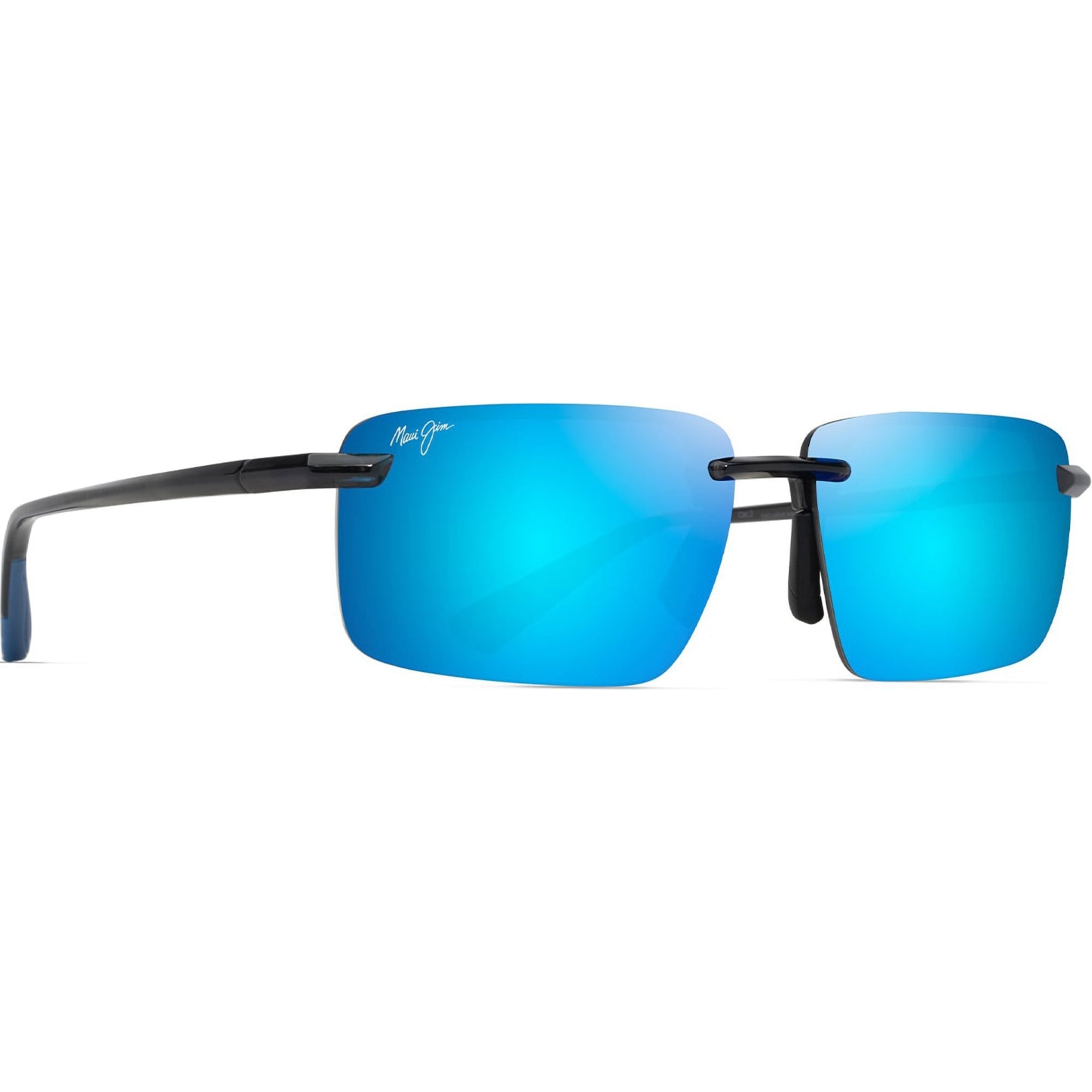 Dark Grey/Blue Hawaii Lenses Maui Jim Laulima 626