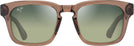 Square Light Brown/HT Green Lenses Maui Jim Maluhia 643 View #2