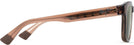 Square Light Brown/HT Green Lenses Maui Jim Maluhia 643 View #3