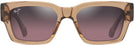 Rectangle Trans Light Pink/Maui Rose Lens Maui Jim Kenui 642 View #2