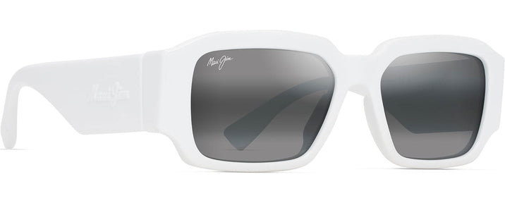 Rectangle White/Natural Grey Maui Jim Kupale 639 View #1