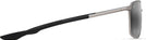 Rectangle Silver w/Neutral Grey Lenses Maui Jim Puu Kukui 857 View #3