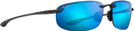 Rectangle Smoke Grey / Blue Hawaii Lens Maui Jim Ho&#39;okipa 407 View #1