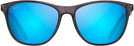 Square Trans Grey/Blue Hawaii Maui Jim Sugar Cane 783 View #2
