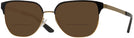 Square Shiny Gold/black Tory Burch 1066 Bifocal Reading Sunglasses View #1