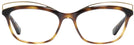 Cat Eye Dark Tortoise Tory Burch 4004 Progressive No-Lines View #2