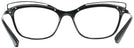 Cat Eye Black Tory Burch 4004 Progressive No-Lines View #4
