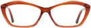 Cat Eye Shiny Orange Tod&#39;s 5141-F Computer Style Progressive View #2