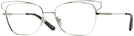 Square Shiny Silver Tory Burch 1056 Progressive No-Lines View #1