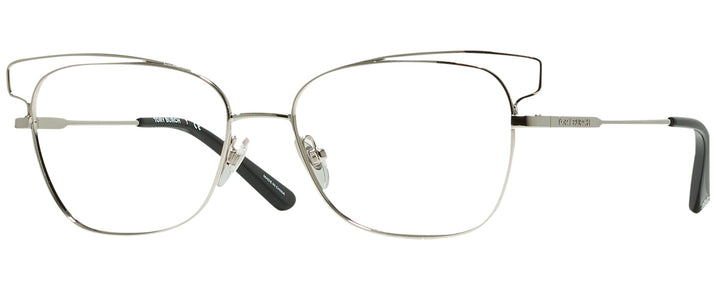 Square Shiny Silver Tory Burch 1056 Single Vision Full Frame View #1
