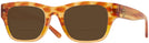 Square Amber Tri Gradient Tory Burch 7144U Bifocal Reading Sunglasses View #1