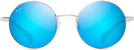 Round Titanium/Blue Hawaii Lens Maui Jim Mokupuni 888 View #2