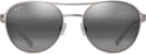 Round Titanium/Neutral Grey Lens Maui Jim Half Moon 890 View #2