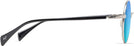 Round Titanium/Blue Hawaii Lens Maui Jim Mokupuni 888 View #3