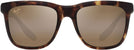 Rectangle Tokyo Tortoise/HCL Lens Maui Jim Pehu 602 View #2
