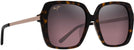 Square Tortoise w/Rose Lens Maui Jim Poolside 838 View #1