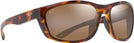 Oval Tortoise With Black Rubber/HCL Bronze Maui Jim Nuu Landing 869 View #1