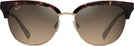Oval,Cat Eye Tort Gold w/HCL Bronze Lens Maui Jim Lokelani 825 View #2