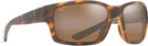 Rectangle Tortoise/HCL Bronze Maui Jim Mangroves 604 View #1
