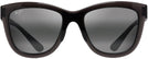 Rectangle Translucent Grey/Grey Lens Maui Jim Anuenue 448 View #2
