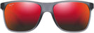 Rectangle Translucent Matte Grey/Hawaii Lava Maui Jim Pailolo 603 View #2