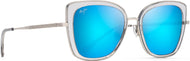 Transparent Grey w/ Silver Blue Hawaii #1