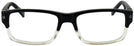 Rectangle Black Varvatos 349 Single Vision Full Frame View #2