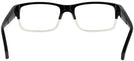 Rectangle Black Varvatos 349 Single Vision Full Frame View #4