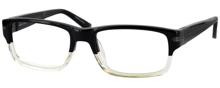 Rectangle Black Varvatos 349 Single Vision Full Frame View #1