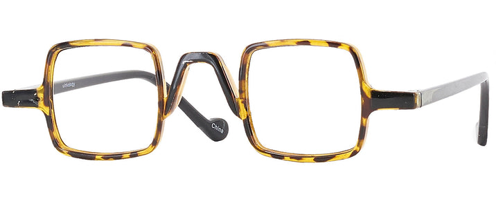 Square Black/tortoise Hip To Be Square Single Vision Full Frame View #1