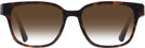 Square Havana Prada A09V w/ Gradient Progressive Reading Sunglasses View #2