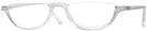 Oval Crystal Acute Pair Single Vision Half Frame View #1
