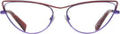 Cat Eye VIOLET/BLUE PURPLE FISHNET Alain Mikli A02038 Single Vision Full Frame View #2