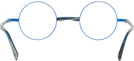 Round Matte Klein Blue/Metallic Blue Alain Mikli A02041 Progressive No-Lines View #4