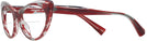 Cat Eye Black/crystal/black Red Alain Mikli A03087 Bifocal View #3