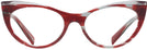 Cat Eye Black/crystal/black Red Alain Mikli A03087 Progressive No-Lines View #2