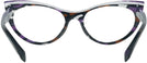 Cat Eye Purple/crystal/violet Mikli Alain Mikli A03087 Progressive No-Lines View #4