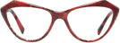 Cat Eye Rouge Mikli/palmier Rouge Alain Mikli A03089 Computer Style Progressive View #2