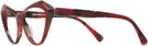 Cat Eye Rouge Mikli/palmier Rouge Alain Mikli A03089 Computer Style Progressive View #3