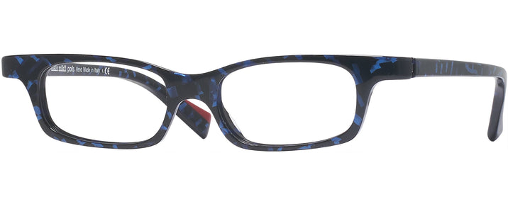 Rectangle Blue Memphis Alain Mikli A03096 Single Vision Half Frame View #1