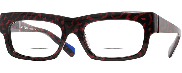 Rectangle Rouge Memphis Alain Mikli A03101 Bifocal View #1