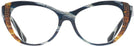 Cat Eye Metal Blue Horn Alain Mikli A03115B Single Vision Full Frame View #2